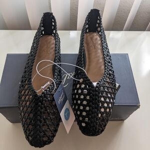 Woven Black Women's Ballet Flats - Universal Thread NWT